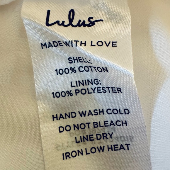 Lulus Charismatic Romantic Embroidered Mock Neck Blouse Top, White, Size S - Picture 12 of 13